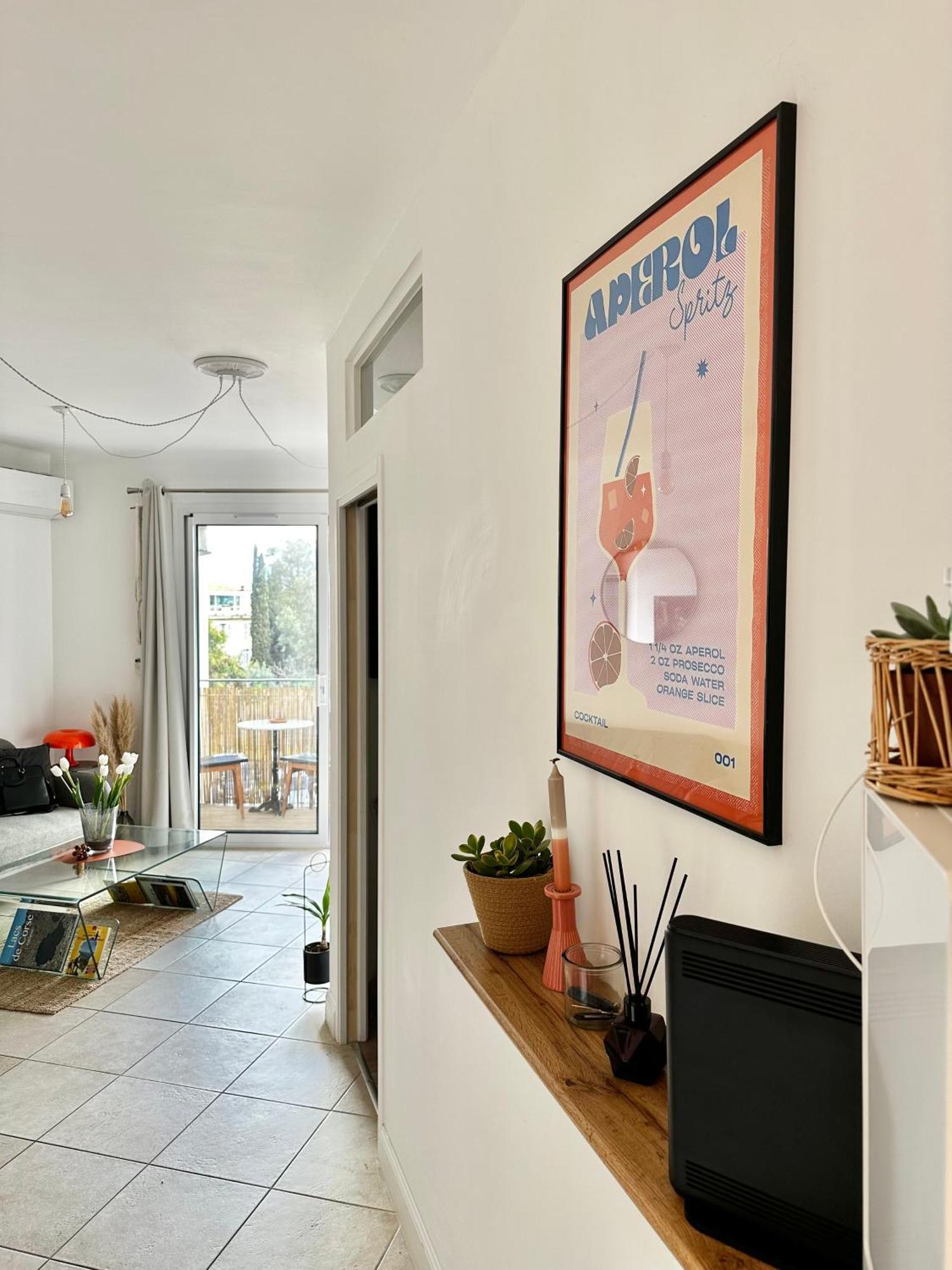 Cocon Lumineux A Ajaccio Avec Parking & Ac