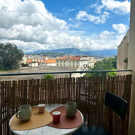 Appartement Cocon Lumineux A Ajaccio Avec Parking & Ac Extérieur photo